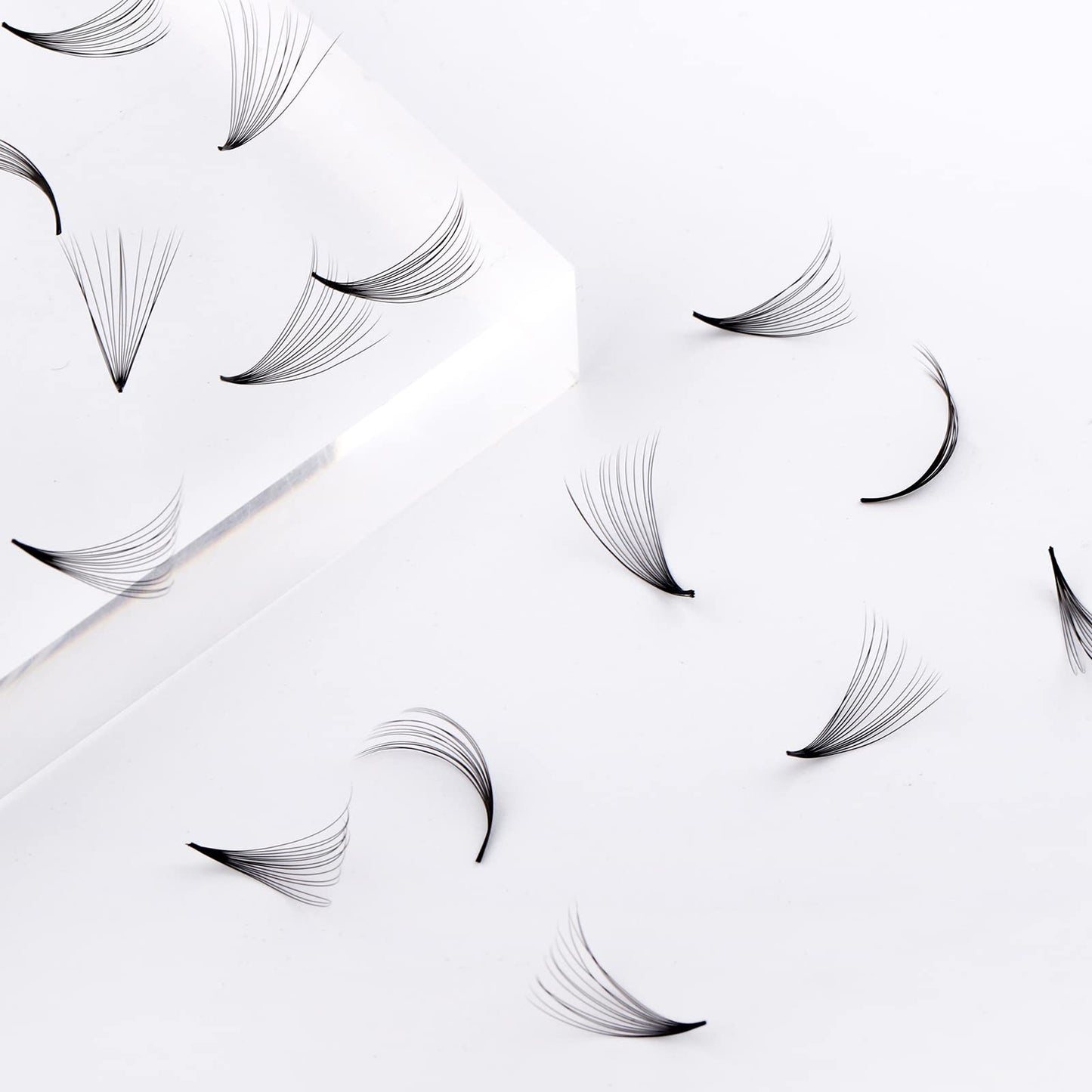 Lash Extension 1000pcs Mixed Premade Fans Eyelash Extensions D Curl Promades Eyelash Volume Lash Extensions Loose Fans Pre Made Volume Lashes Pointed Base (14D-0.05D, 9-16mm)