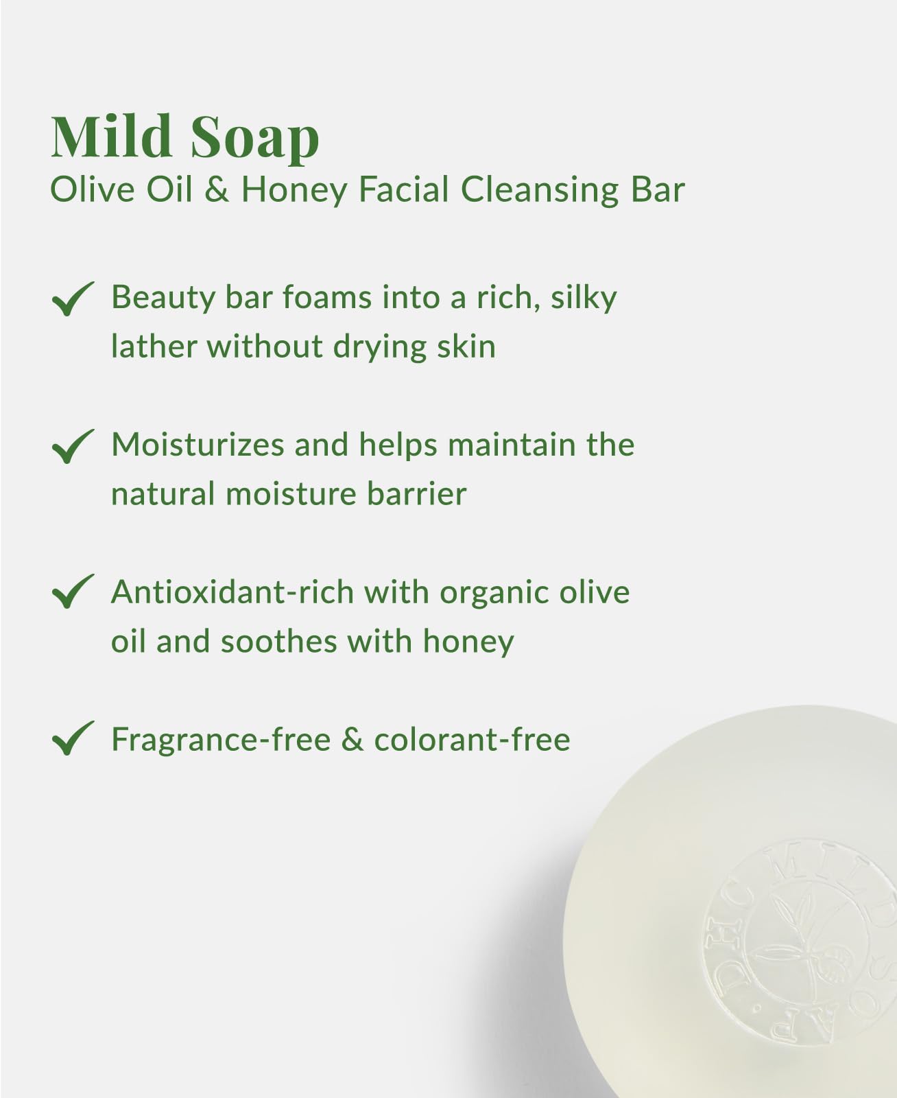 DHC Mild Soap Trio, Facial Cleansing Bar, Hydrating Creamy Foam Lather, Moisturizing, Non-drying, Ideal for all skin types, 3.1 oz, 3 Pack.