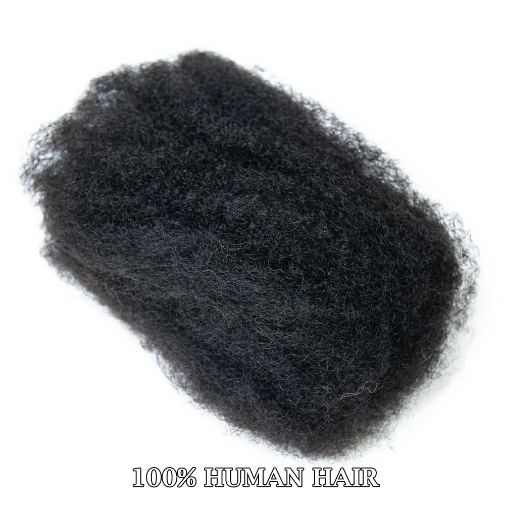 Ssawhair Afro Kinkys Bulk Human Hair For Dreadlock Extensions Repair Locs Mini Twist Braiding Hair Afro Kinky Curly Human Hair For Locs Extensions 14 Inch 50g