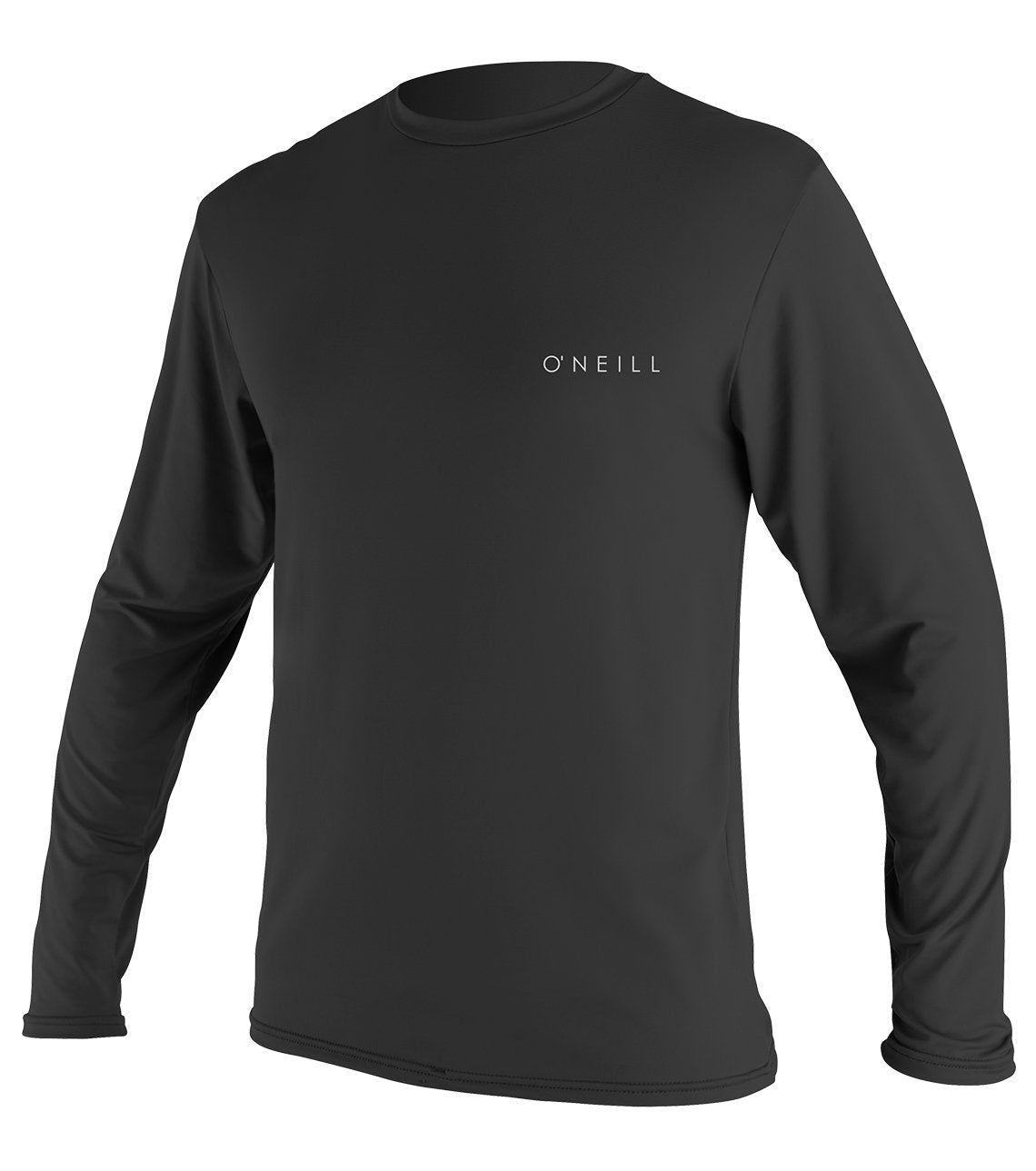 O'Neill Men's Basic Skins UPF 50+ Long Sleeve Sun Shirt, Black, 2XL