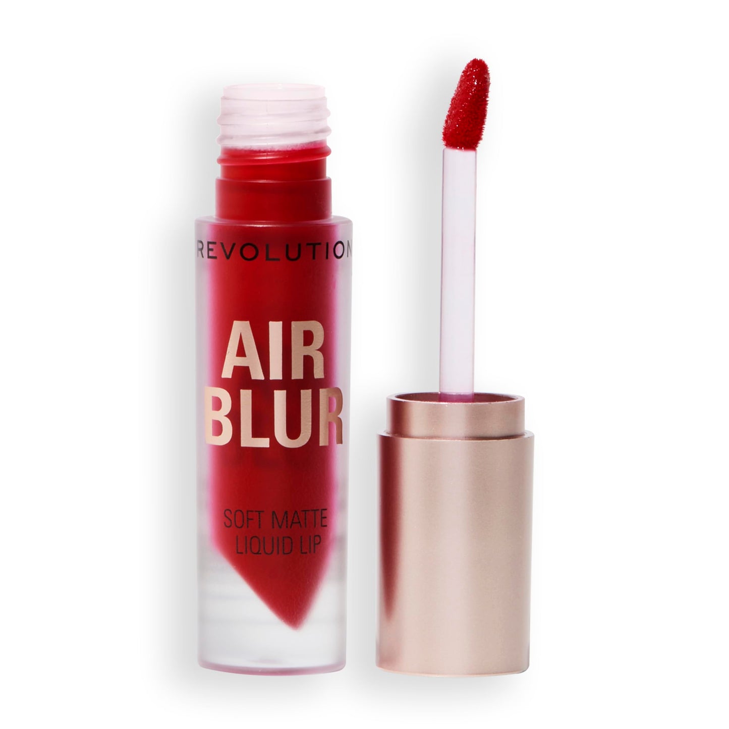 Revolution Beauty London, Air Blur Matte Liquid Lipstick, Long-Lasting Lip Color, Face Makeup, Vegan & Cruelty-Free, Fiery Red, 0.11 fl oz