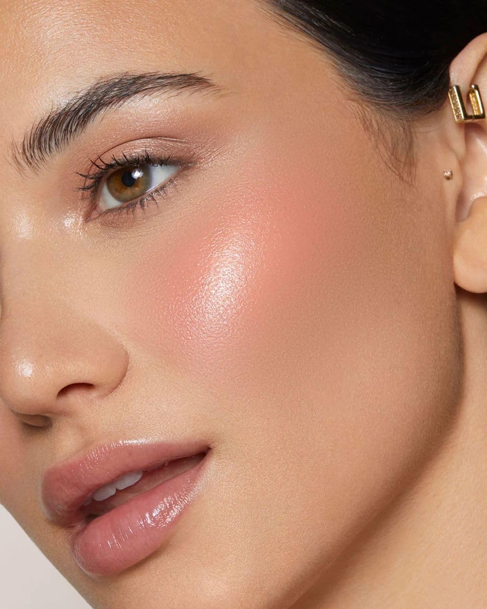 Mineral Veil Blush - Coral Desire | Semi-Matte Finish, Ultra-Thin, Vegan 0.18 OZ