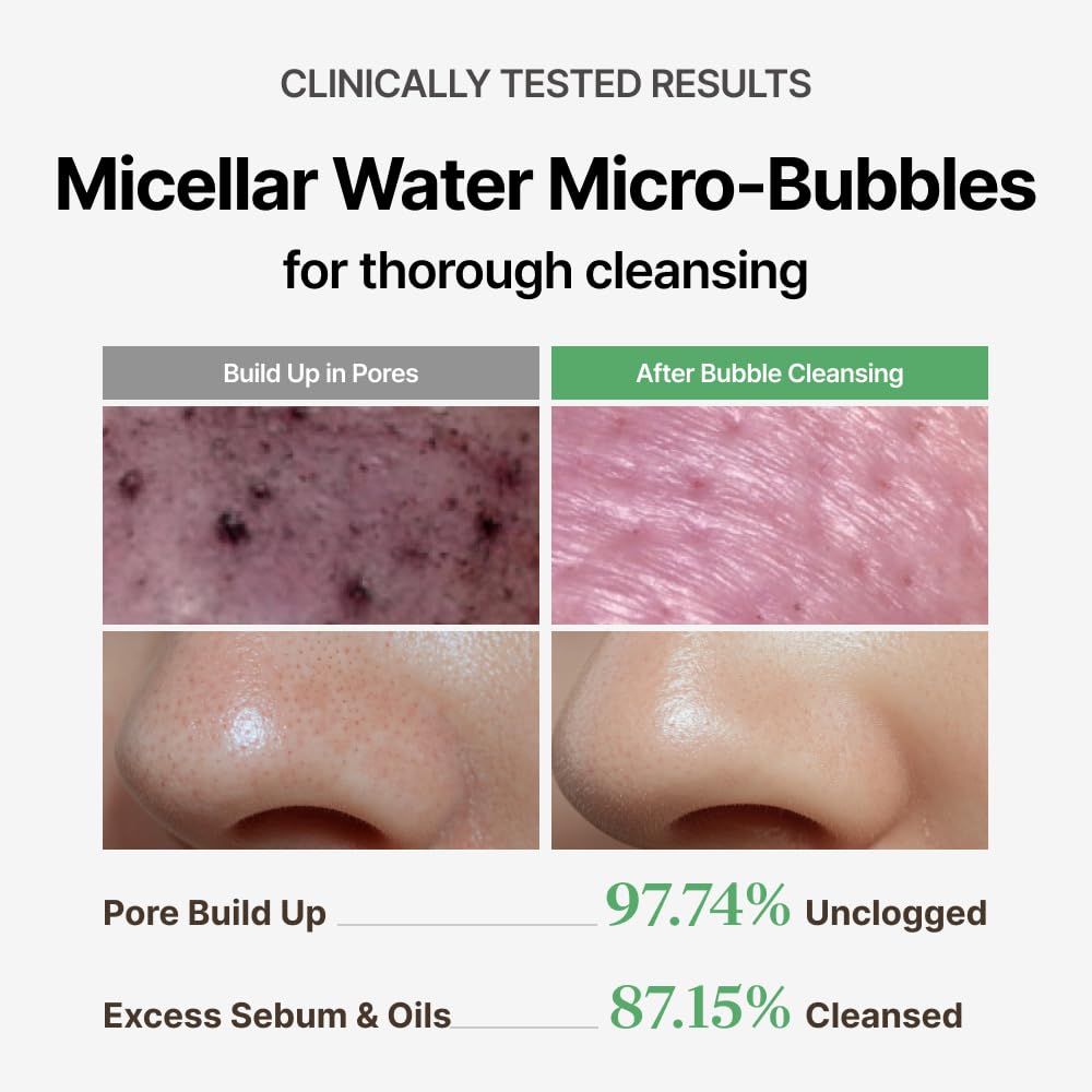 MENOKIN Cotton Cloud Bubble Cleanser [Daily Comfort] Betaine for Lasting Hydration, Low pH for Sensitive skin, Non-Stripping, Daily Gentle Face Wash, Foaming bubbles, Korean Skincare 5.07 fl. oz