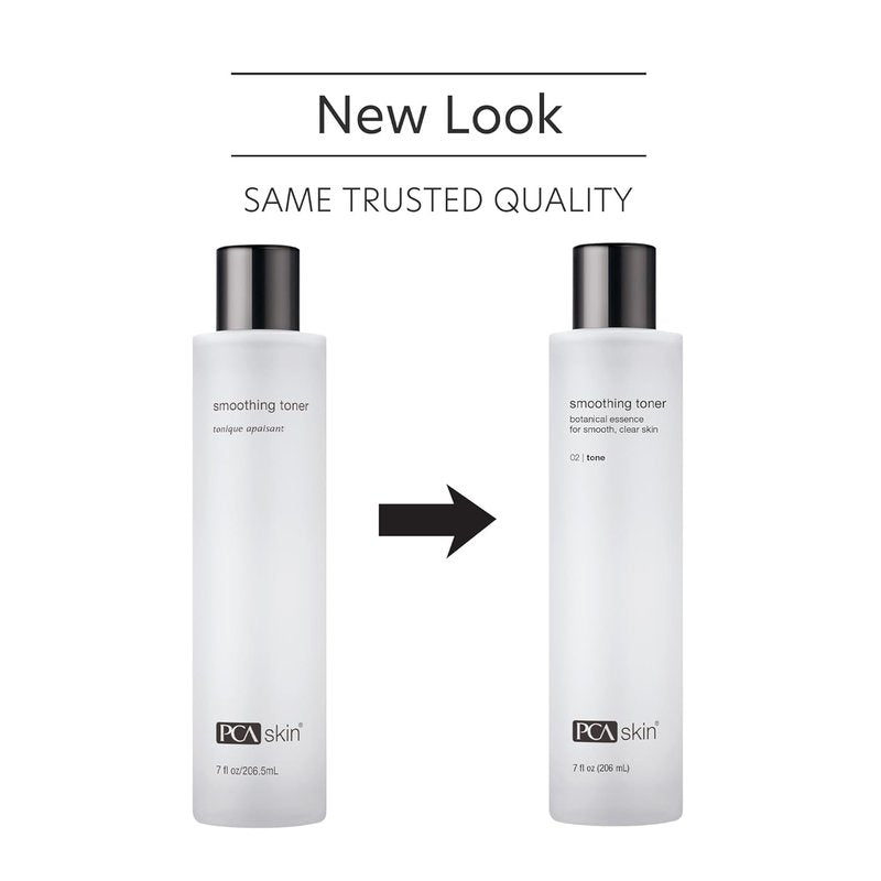 PCA Skin Smoothing Facial Toner - Alcohol-Free Treatment with Aloe Vera & Lactic Acid | Reduces Pores & Acne (7 fl oz)