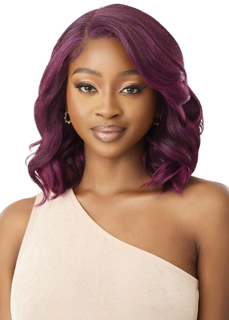 Outre Lace Front Wig - Melted Hairline - Judi (DR PINK BLUSH)