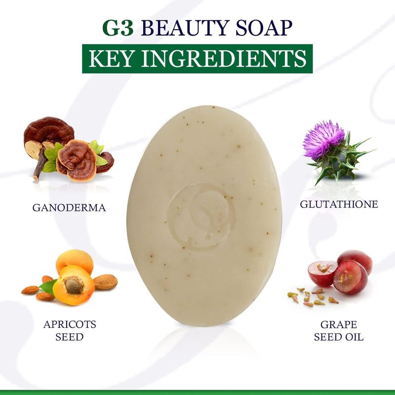 ORGANO G3 Premium Beauty Soap with Ganoderma Lucidum – (1bar)