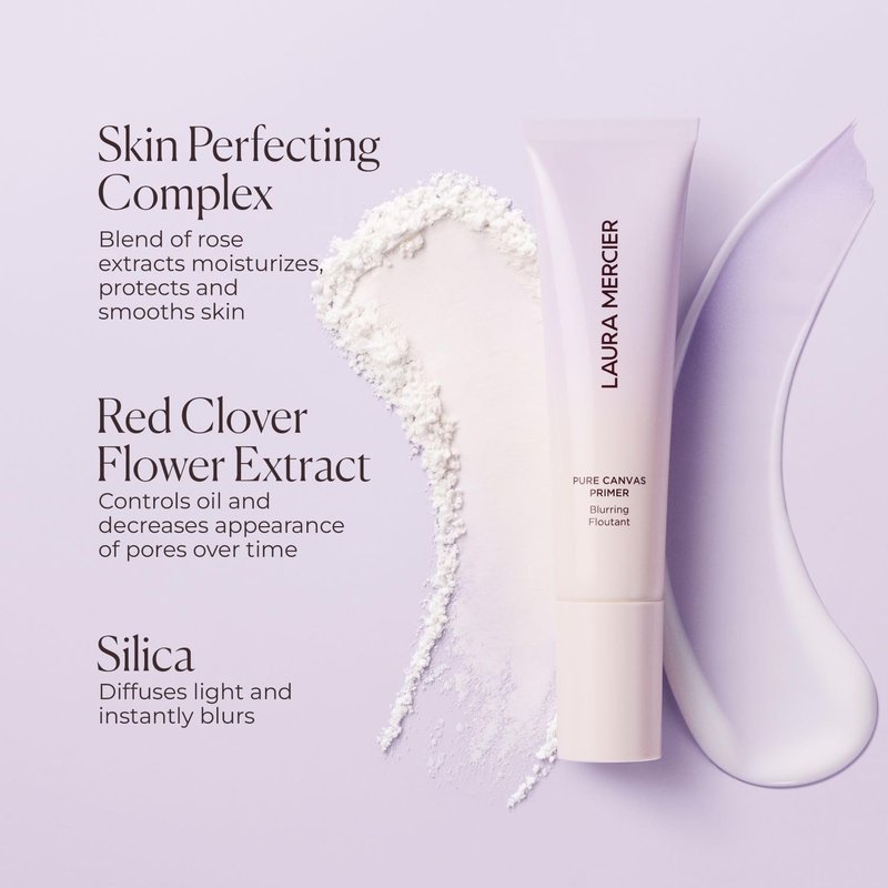 Laura Mercier Pure Canvas Primer - Hydrating & Blurring Makeup Base | Natural, Matte & Radiant Finish