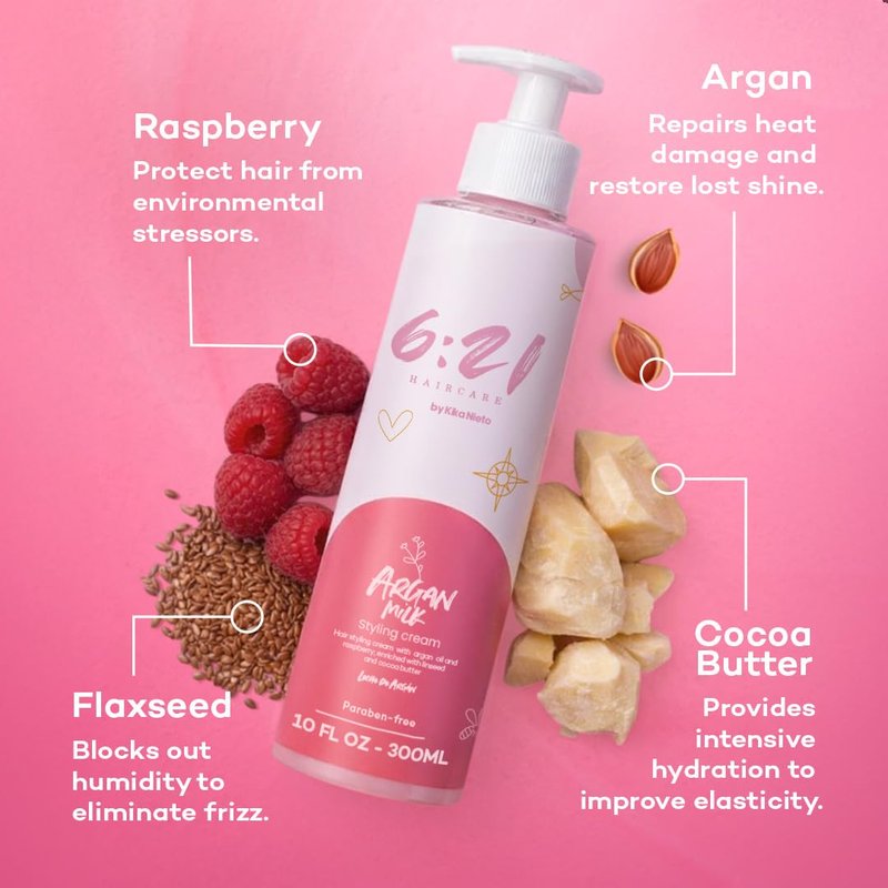 Argan Milk Leave-In Conditioner - Repairing Formula & Detangling Treatment for Frizz & Dry Hair | 10 oz