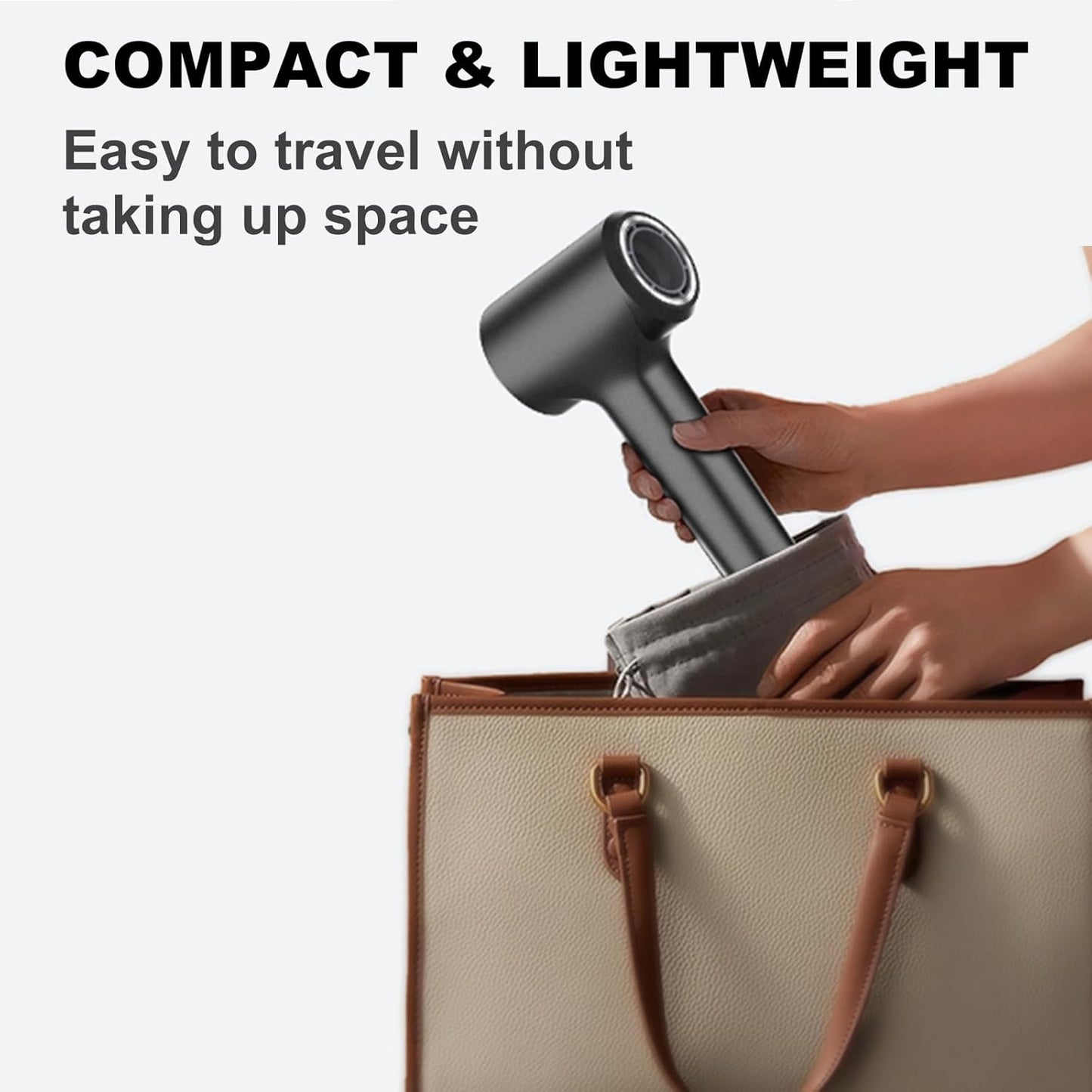 Professional High-Speed Ionic Hair Dryer - 110,000 RPM Brushless Motor | Low Noise, Travel-Friendly Design