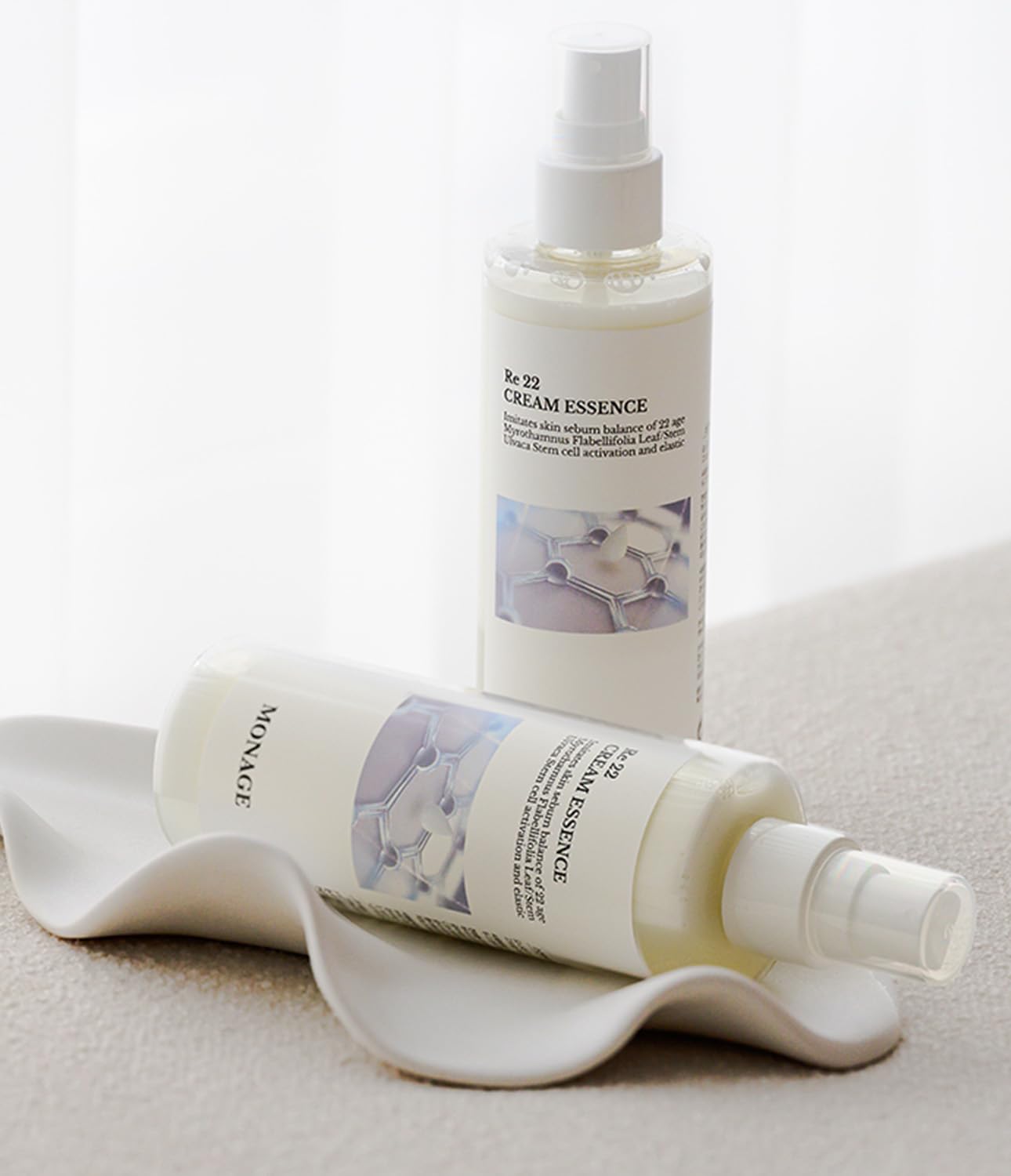 Korean Skin Care Cream Essence - All-in-One Hydrating Spray with Resurrection Plant & Sea Lettuce Stem Cells | 150ml / 5.07 fl. oz
