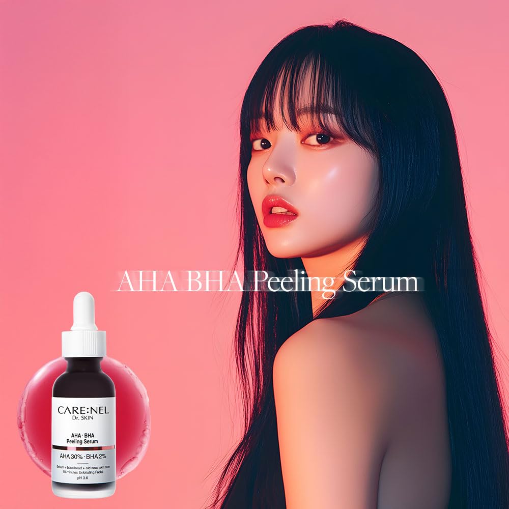 AHA 30% BHA 2% Peeling Solution Serum - Exfoliating Night Treatment for Anti-Aging & Hydration | 30ml (1fl.oz.)