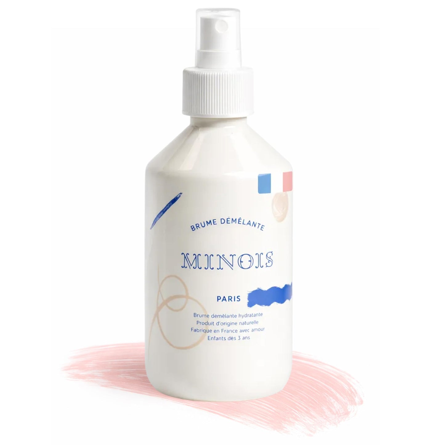 MINOIS PARIS Detangling Mist 10.14 fl | Leave-in No-Rinse Hair Spray for Kids & Adults | 98% Natural Ingredients, Made in France, Orange Blossom & Aloe Vera