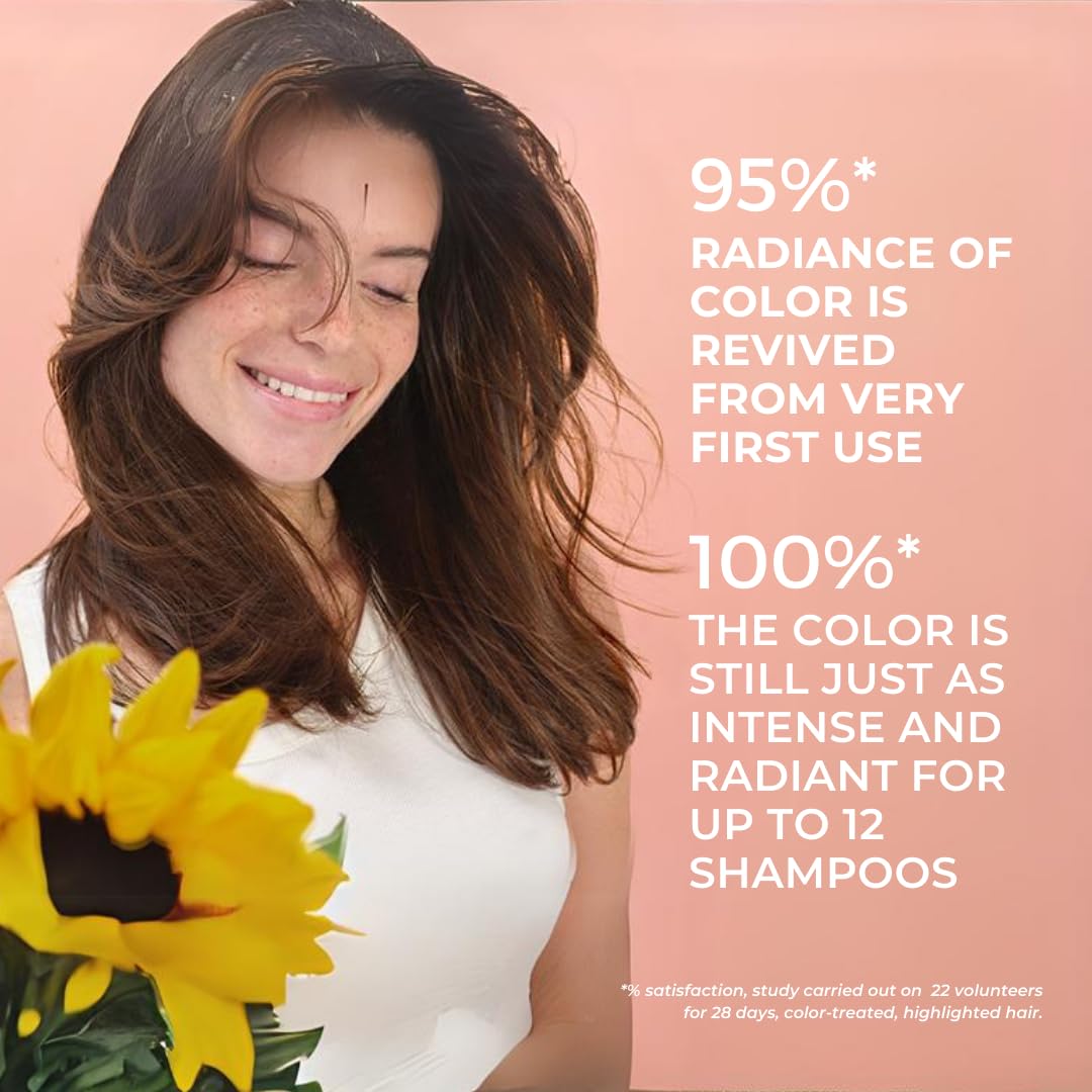 PHYTO Color Radiance Conditioner for Color-Treated Hair | Vegan, Sulfate-Free, Silicone-Free | Detangles & Revives Shine | Made in France | 5.91 fl oz