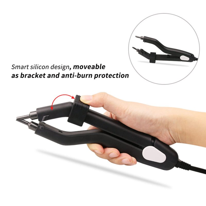 Fusion Hair Extensions Tool - Professional Heat Iron Connector Wand for Hair Extensions (US)