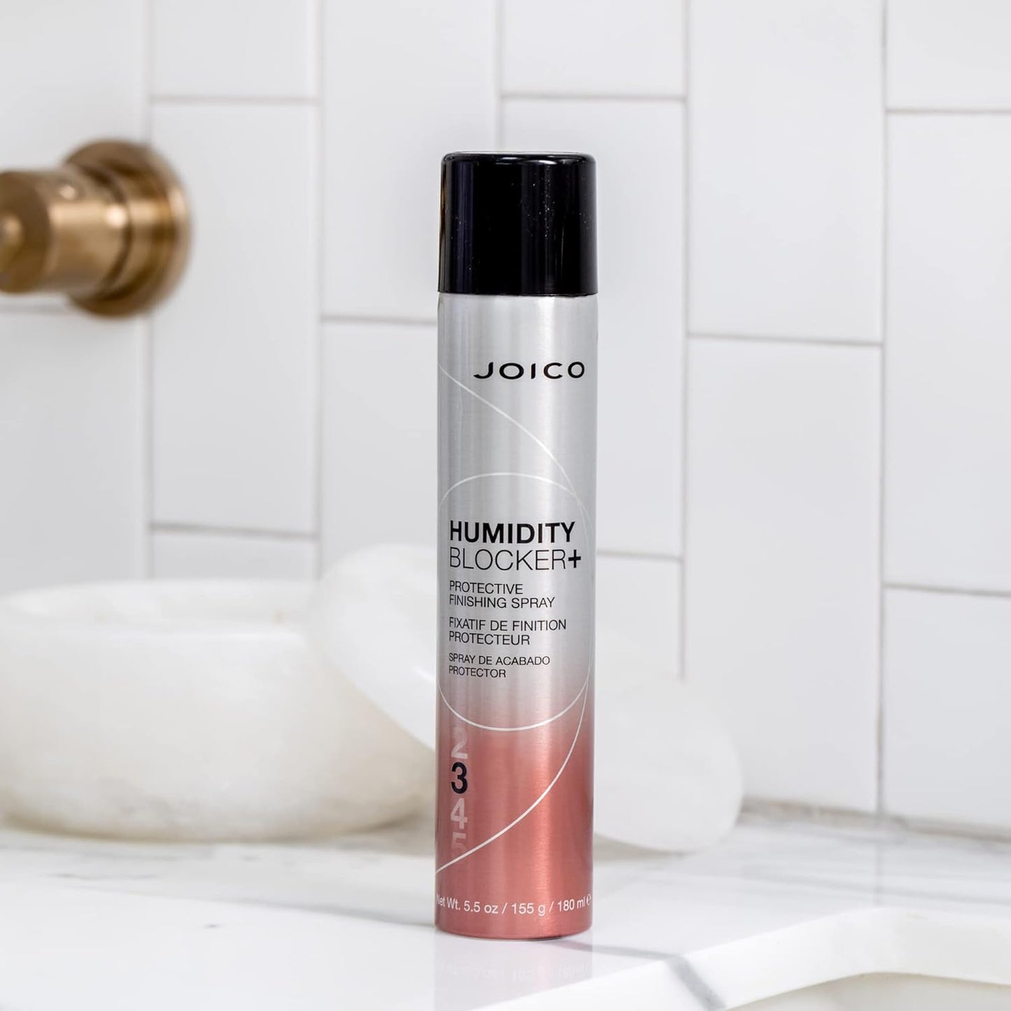 Joico Humidity Blocker+ Finishing Spray - Protects Against Heat, Humidity & Pollution | Reduces Frizz & Static | Paraben & Sulfate Free