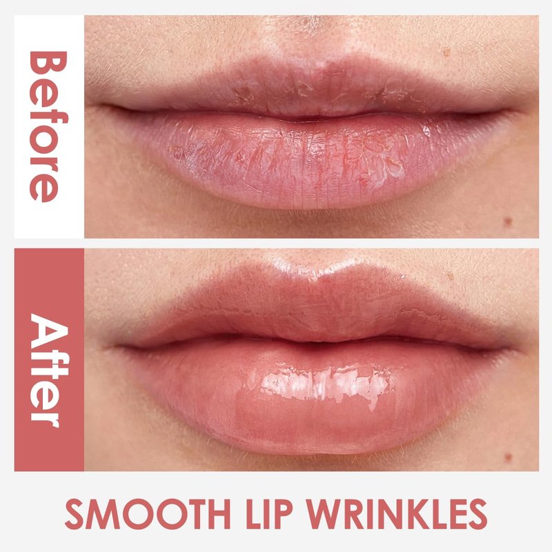 CARSLAN Hydrating Lip Gloss Serum, Moisturizing, Plunping, Shiny Lip Glow, Tinted Lip Care with Vitamin E, Crithmum Maritimum Essential oil, G107