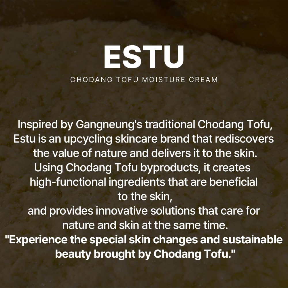 ZIOSTAND ESTU CHODANG Moisture Cream | Hydrated Glowing Skin | Soybean Ceramide | Botanical Extracts | 50g | Vegan Eco Friendly | Daily Skincare - 50g