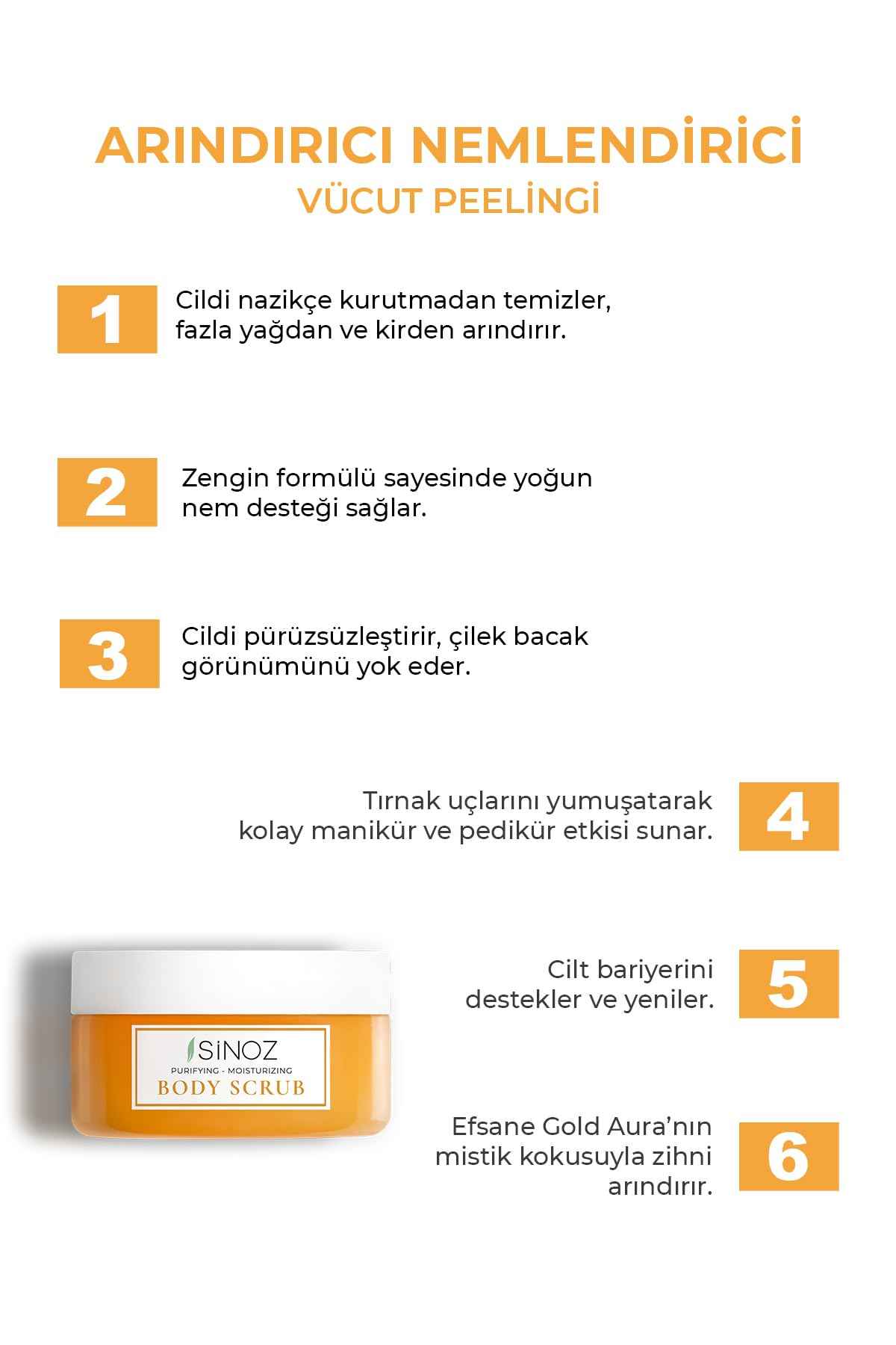 Sinoz Gold Aura Body Scrub | Gentle Exfoliating Treatment for Radiant, Smooth Skin | Removes Dead Cells & Impurities | Travel Size | 0.66 Ounce (Pack of 1)