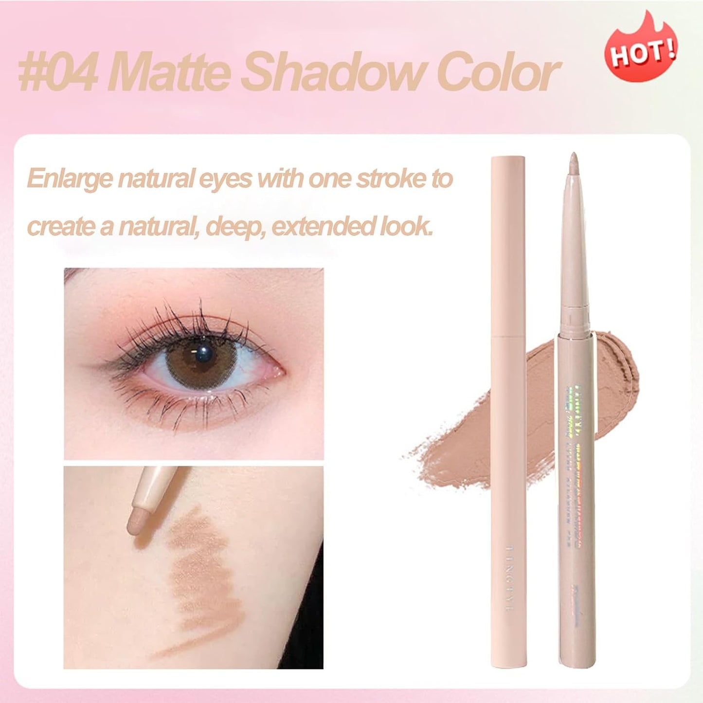 Under Eye Highlighter Makeup Stick - Silky-Smooth Brightener & Contour Pencil | Long-Lasting, Smudge-Proof, 2PCS