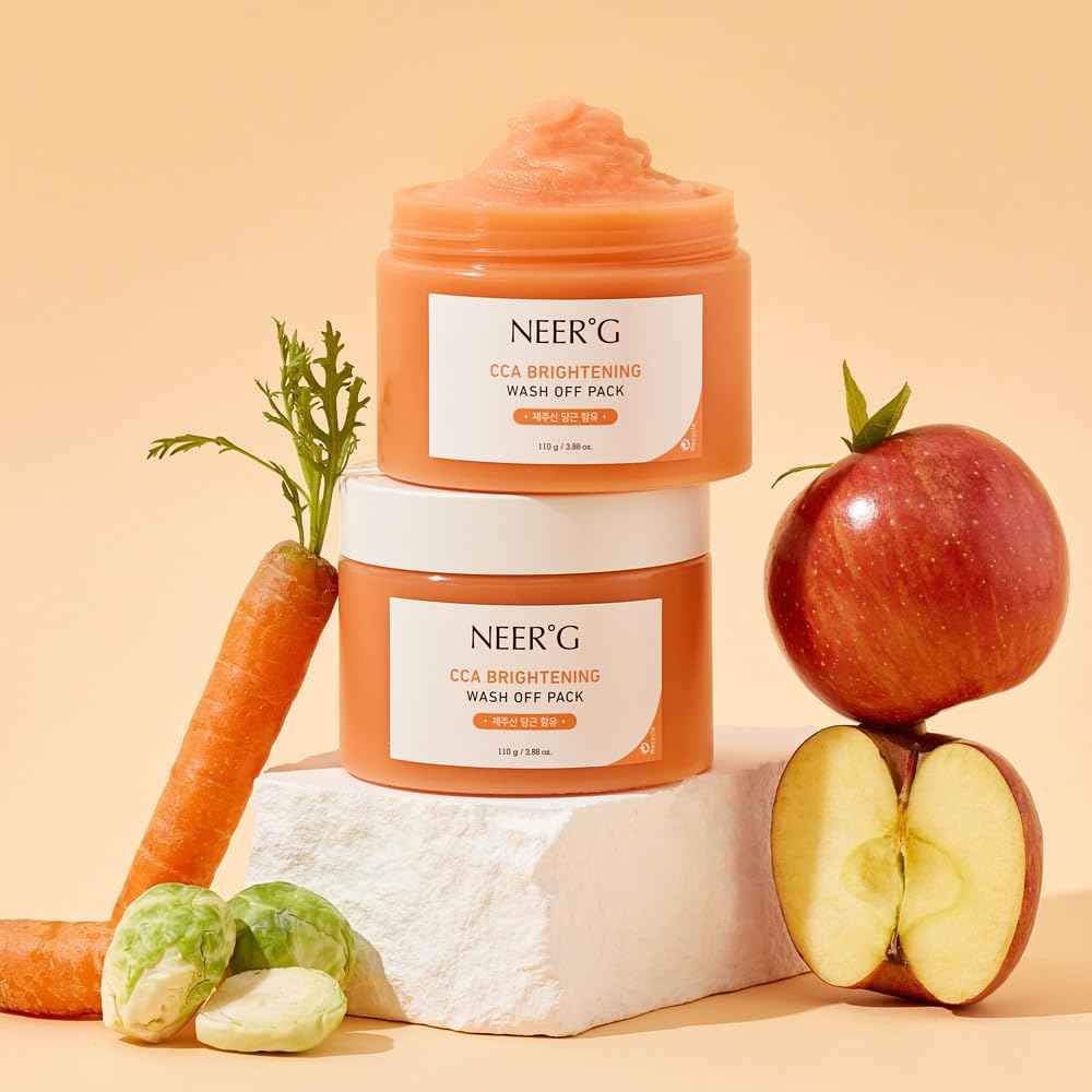 NEER°G CCA Brightening Wash Off Pack 3.88oz (110g) Revitalize Tired Skin