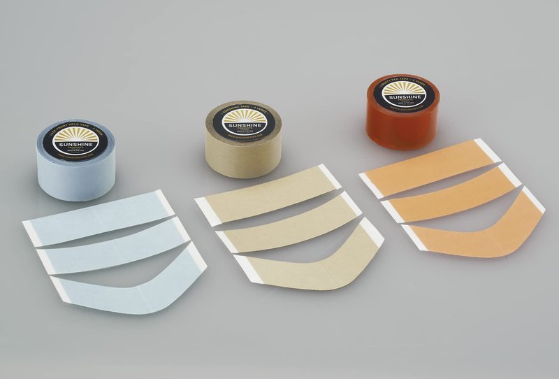 Sunshine Maximum Wear Hair System Tape Roll - Hyper Hold Wig Tape - Hypoallergenic No Shine Adhesive Tape - 2-4 Week Hold - 1/2" x 36 yds