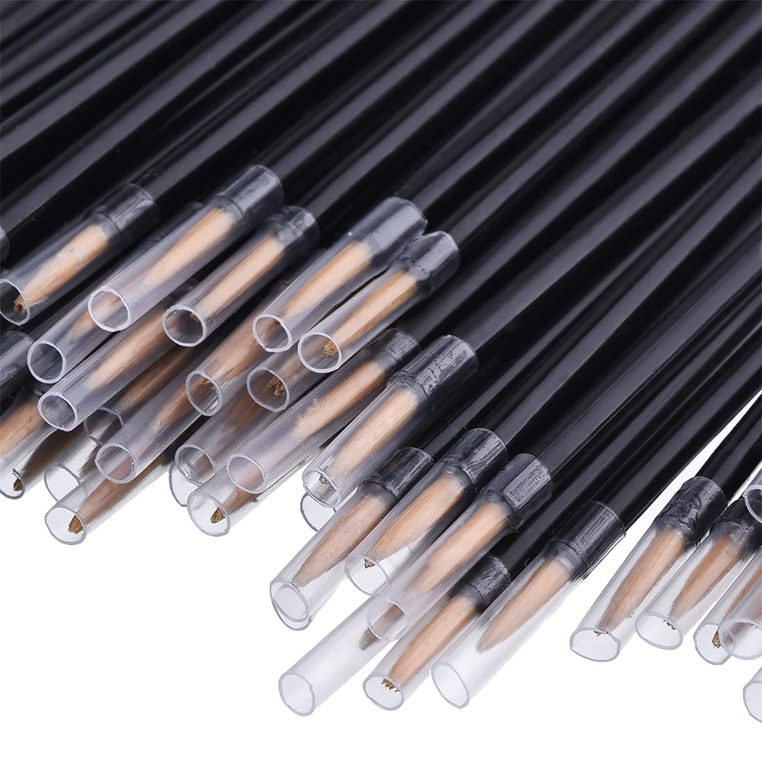 eBoot 100 Pack Disposable Eyeliner Brush Eyelash Serum Brushes Eyeshadow Applicator Eye Lash Wands Makeup Tool