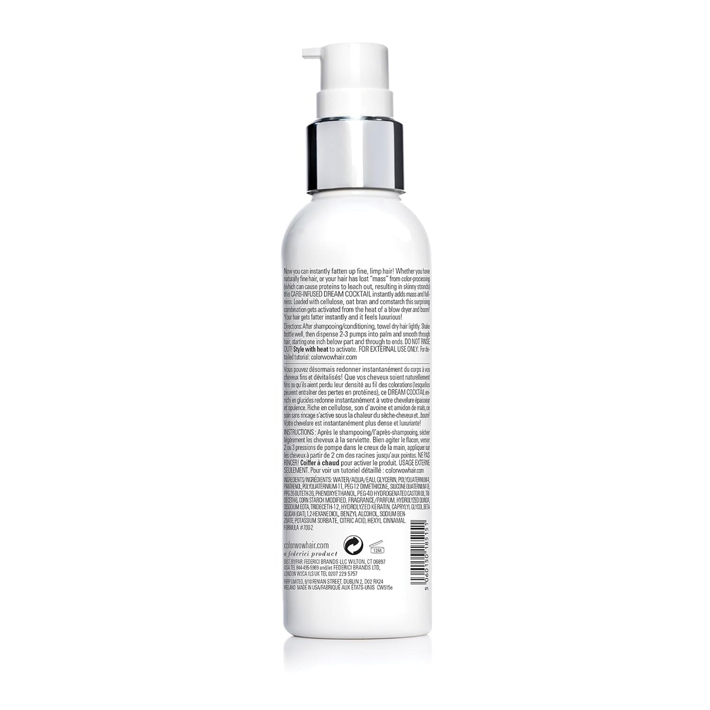 Dream Cocktail Leave-In Treatment - Carb Infused Formula for Thick, Full Hair | Heat Protection