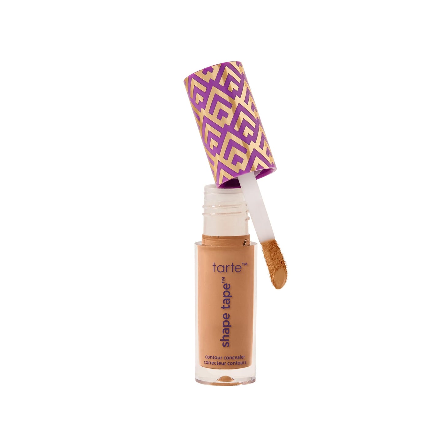 tarte shape tape concealer – Full-Coverage Creaseless Soft Matte Finish, Brightening Under-Eye & Face Makeup, 16hr Longwear, Vegan & Cruelty-Free, travel size, 38N medium-tan neutral