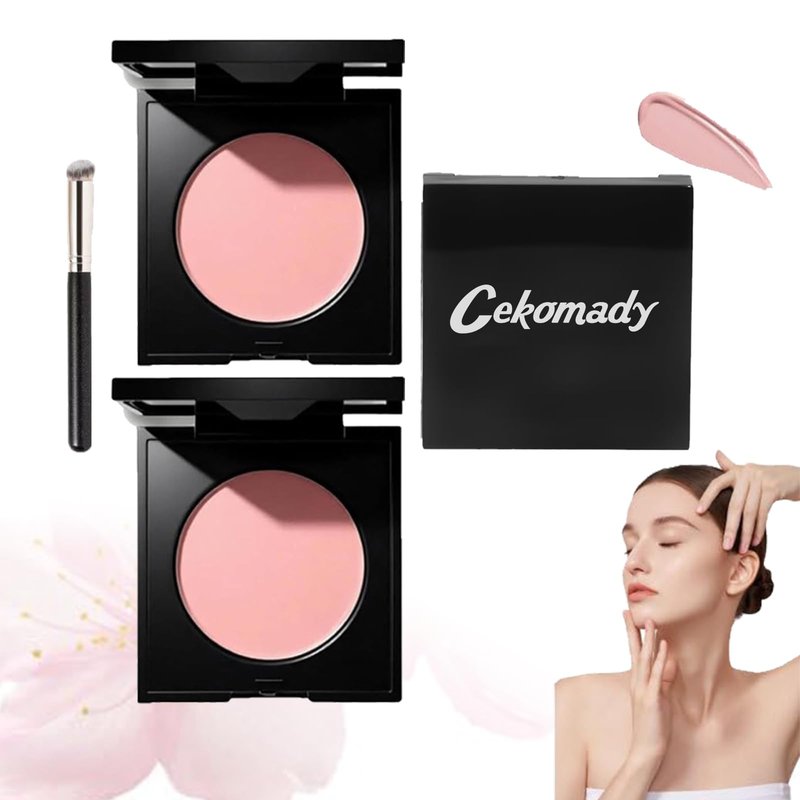 Cekomady Luminance Under Eye Brightener, Under Eye Brightener, Dark Circle Concealer, Moisturizing Waterproof Foundation (PINK-2PCS)