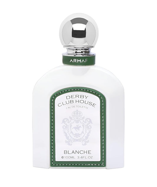 Armaf Derby Club House Blanche for Men Eau de Toilette Spray, 3.4 Ounce