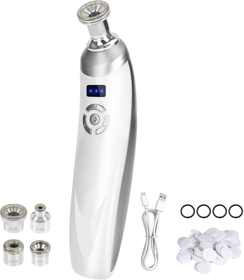 Microdermabrasion Machine - Portable Facial Skin Care Tool | Blackhead Remover Kit for Home Use