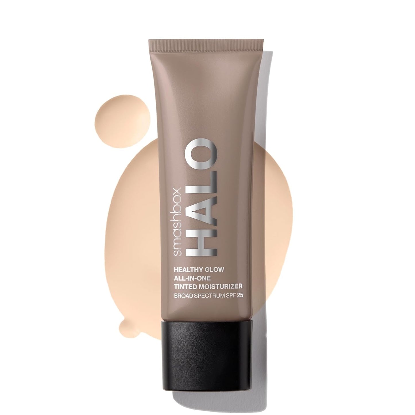 Smashbox Halo Healthy Glow Tinted Moisturizer SPF 25 - 24-Hour Hydration & Buildable Coverage, Natural Dewy Finish