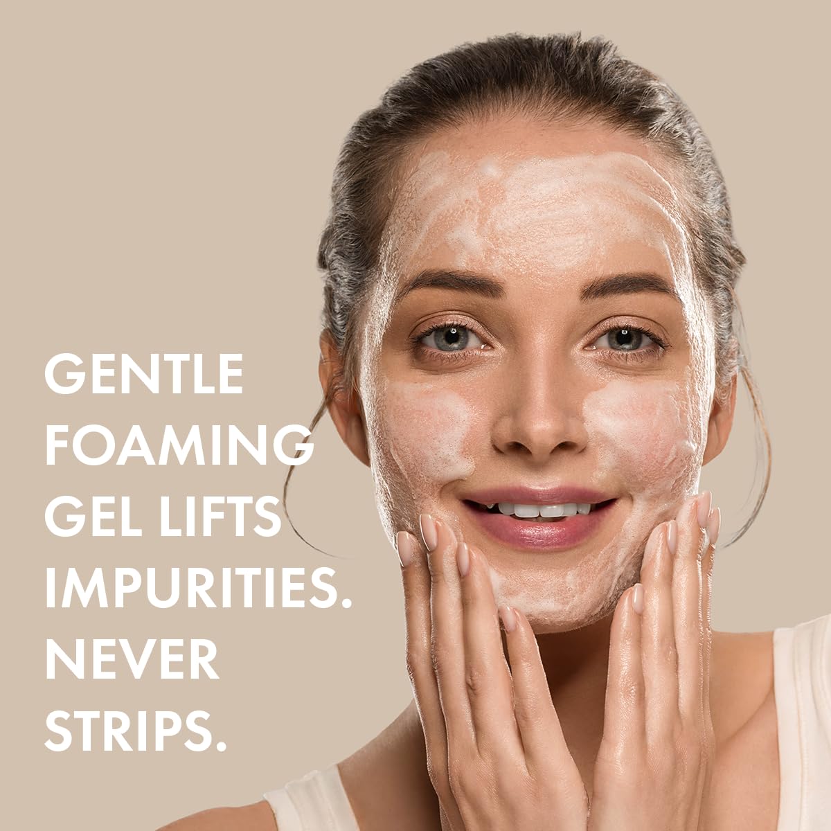 Probiotic Revitalizing Cleanser - Anti-Aging Face Wash with Peptides for Dry & Mature Skin | 10 oz Hydrating Gel
