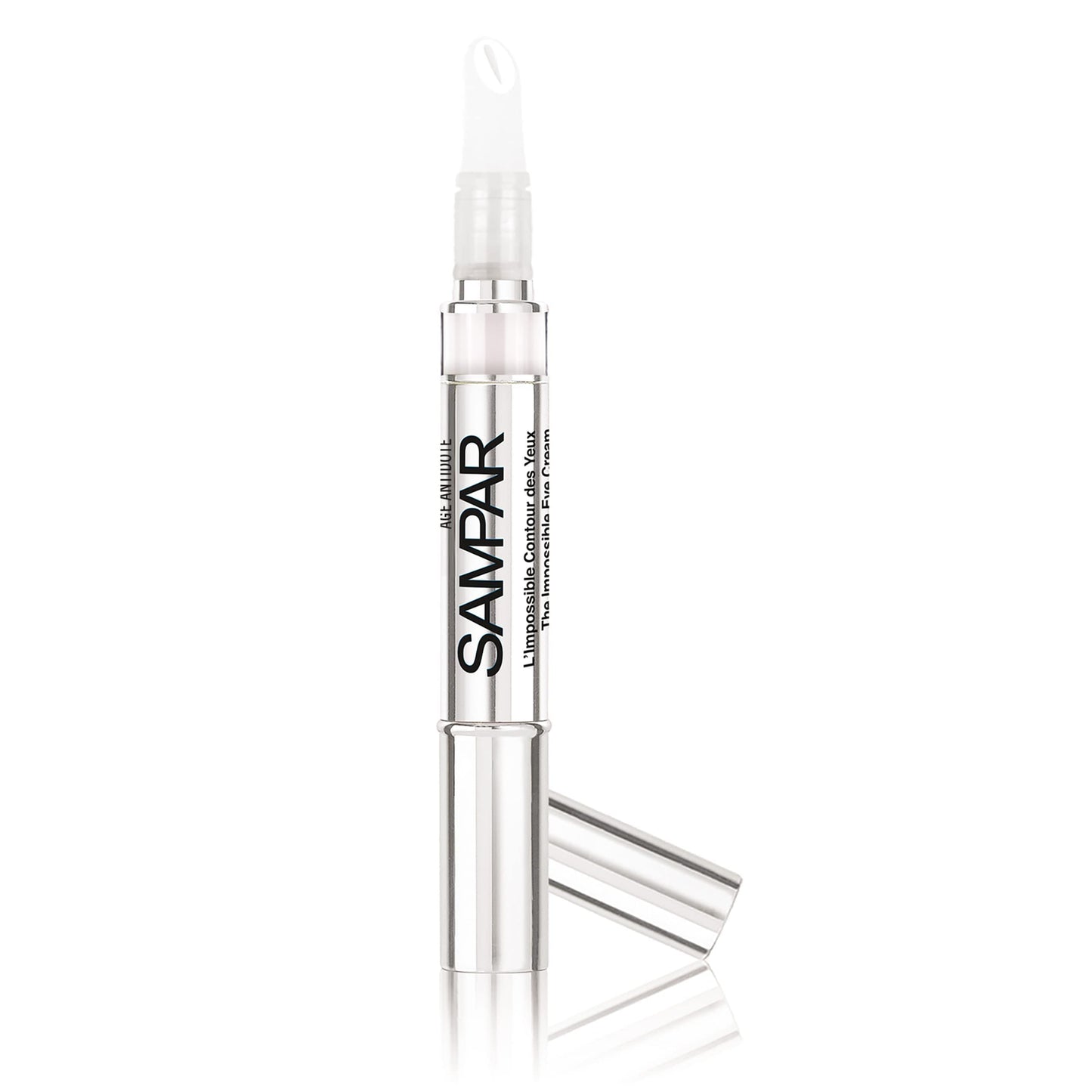 SAMPAR Illuminating Eye Cream - Anti-Aging, Hydrating & Brightening Treatment with Hyaluronic Acid, Vitamin C, and Essential Oils - Reduces Dark Circles, Fine Lines & Puffiness - All Skin Types