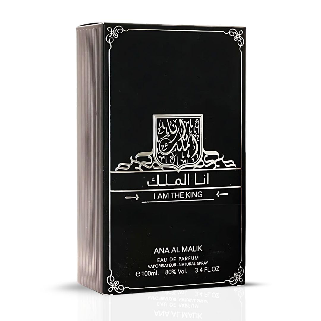 Ard Al Zaafaran I Am the King Eau De Parfum Spray 100ml (3.4 oz) | A Bold Blend of Fresh Spice, Aromatic Florals & Warm Woody Depth.