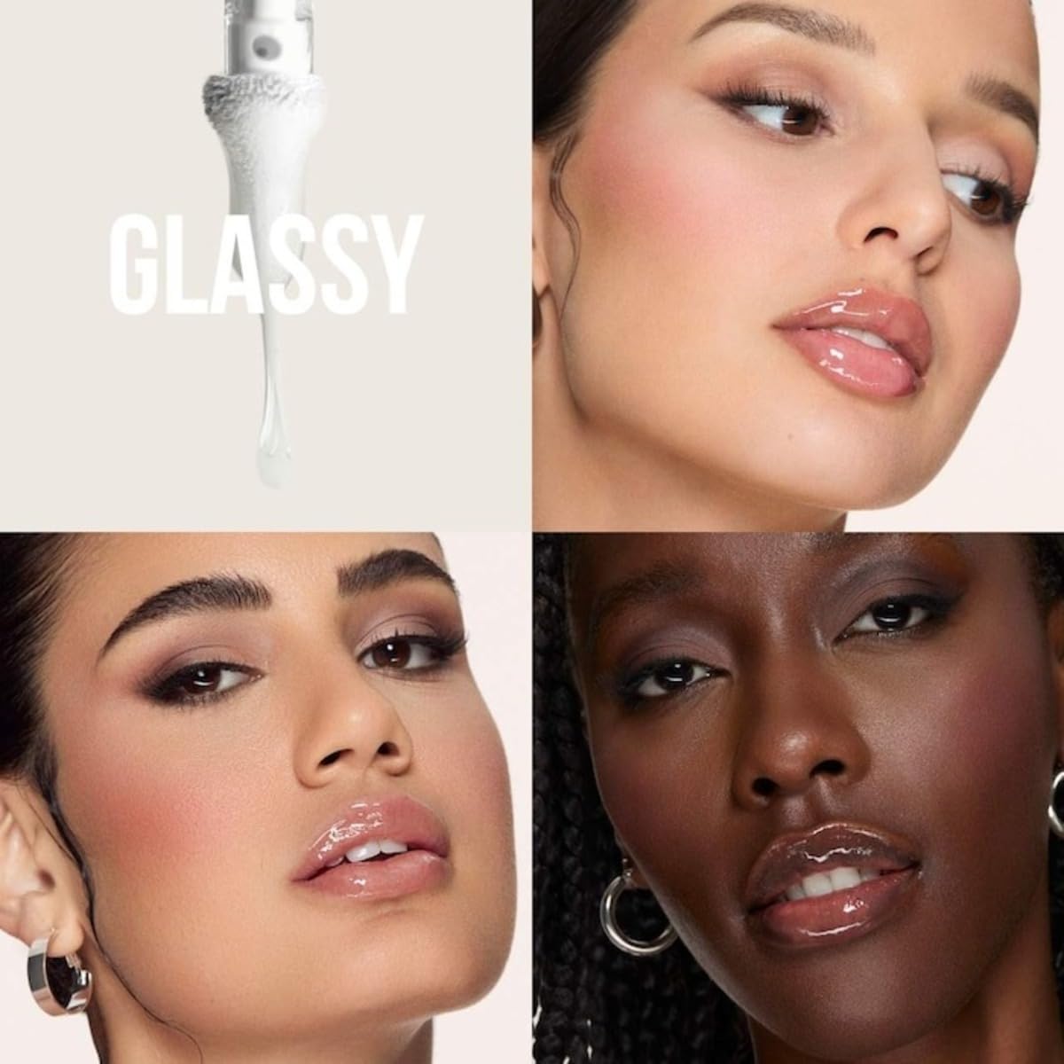 Huda Faux Filler Extra Shine Lip Gloss - Glassy (Clear) - .13 fl oz / 3.9 mL