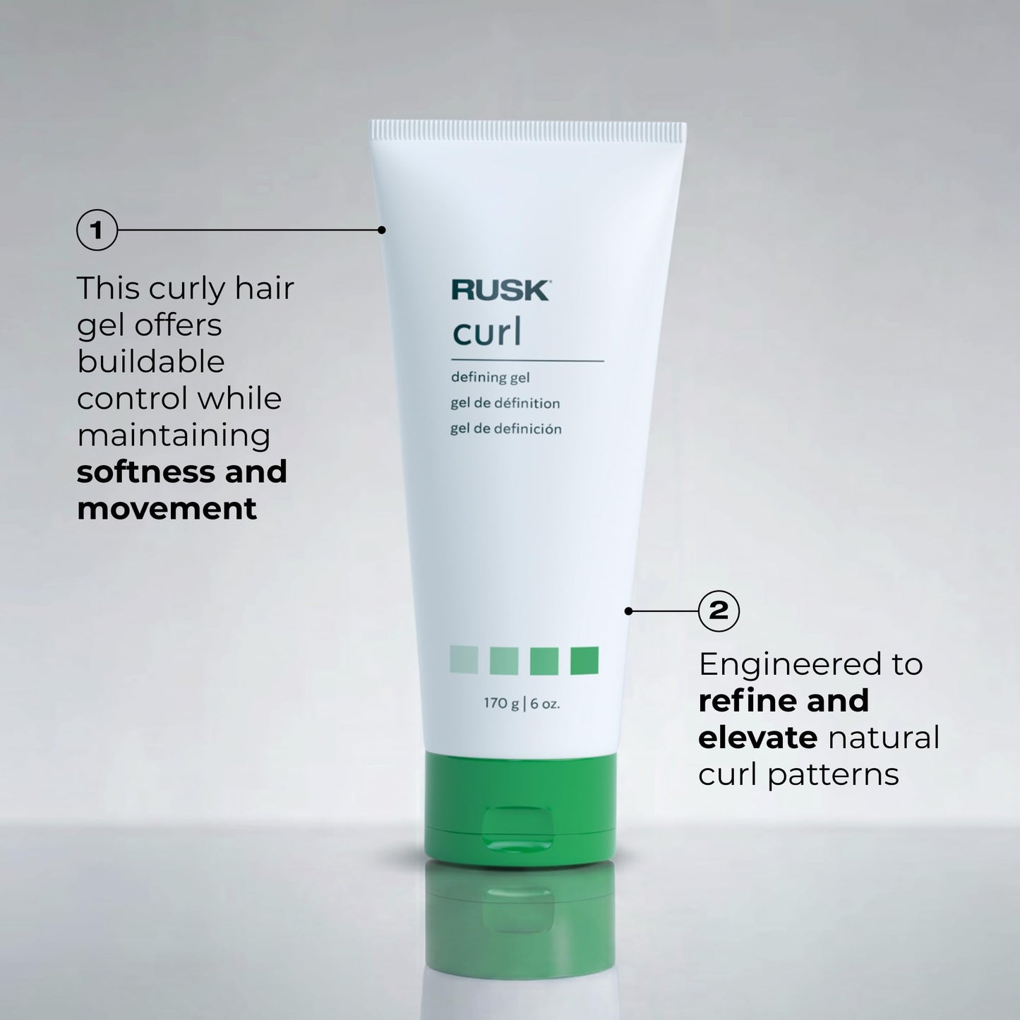 RUSK CURL DEFINING GEL 6 OZ
