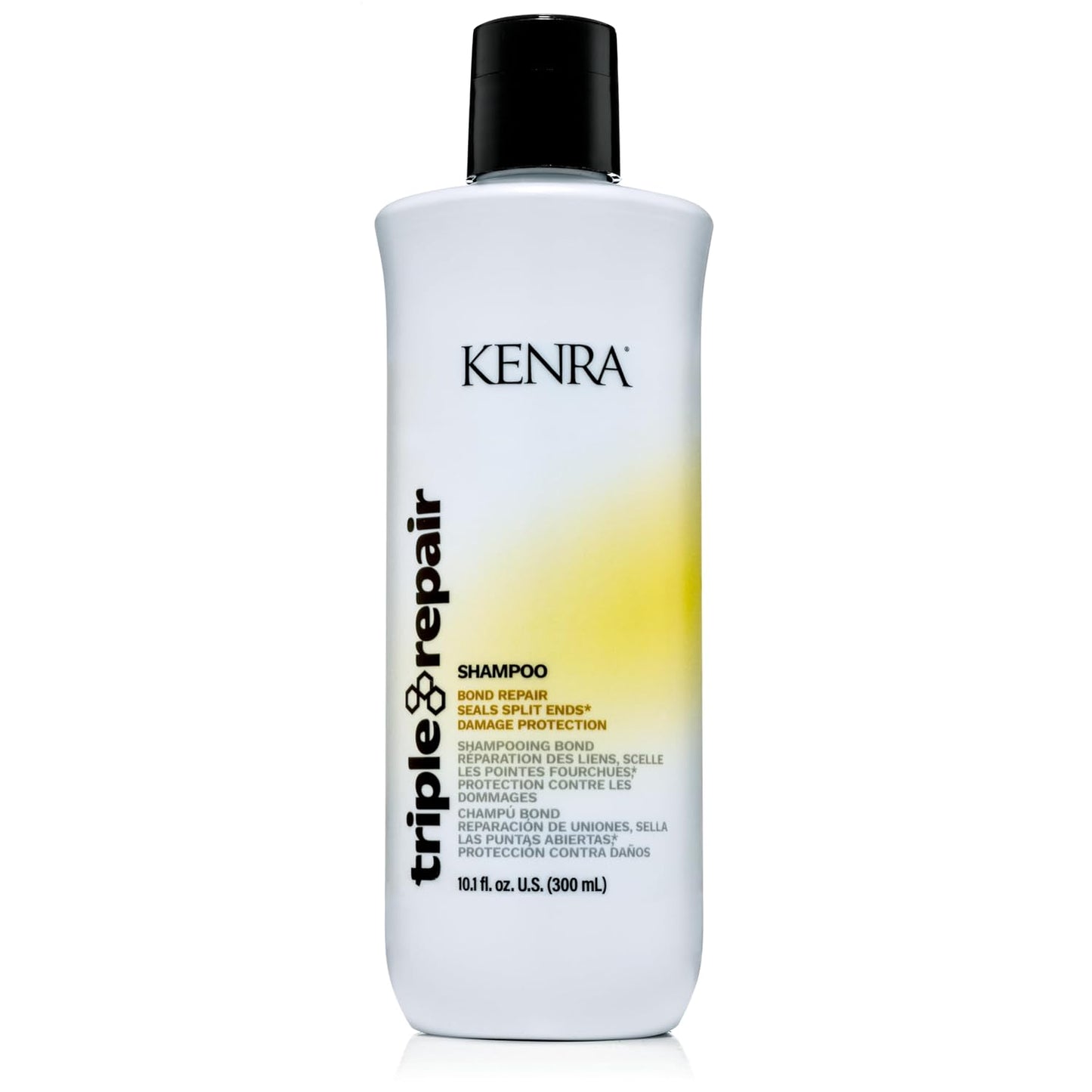 Kenra Triple Repair Shampoo - Strengthens Weak Bonds & Repairs Damaged Hair | Sulfate-Free Formula