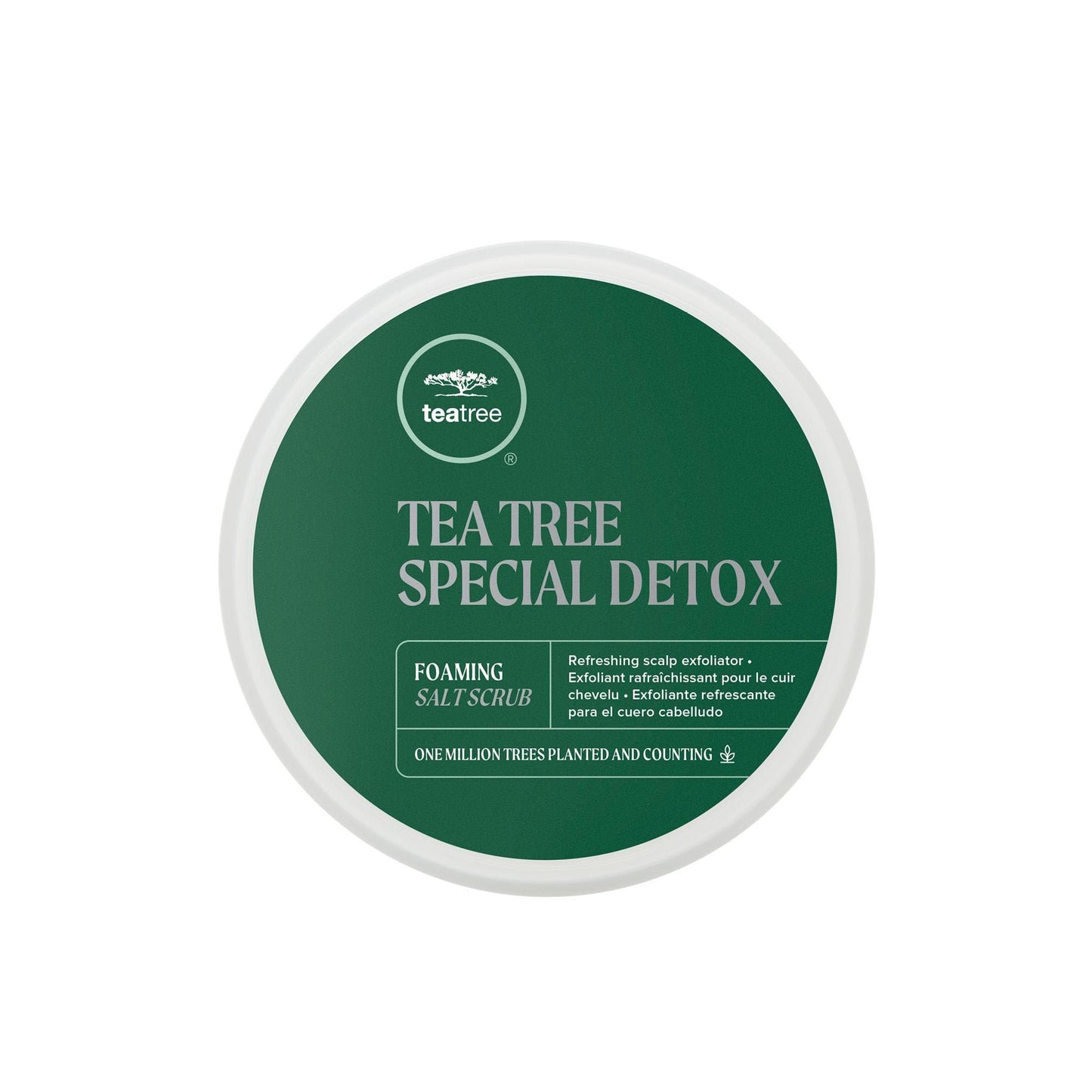 Tea Tree Special Detox Foaming Salt Scrub, Exfoliates, Refreshes Scalp, For All Hair Types, 6.5 oz.