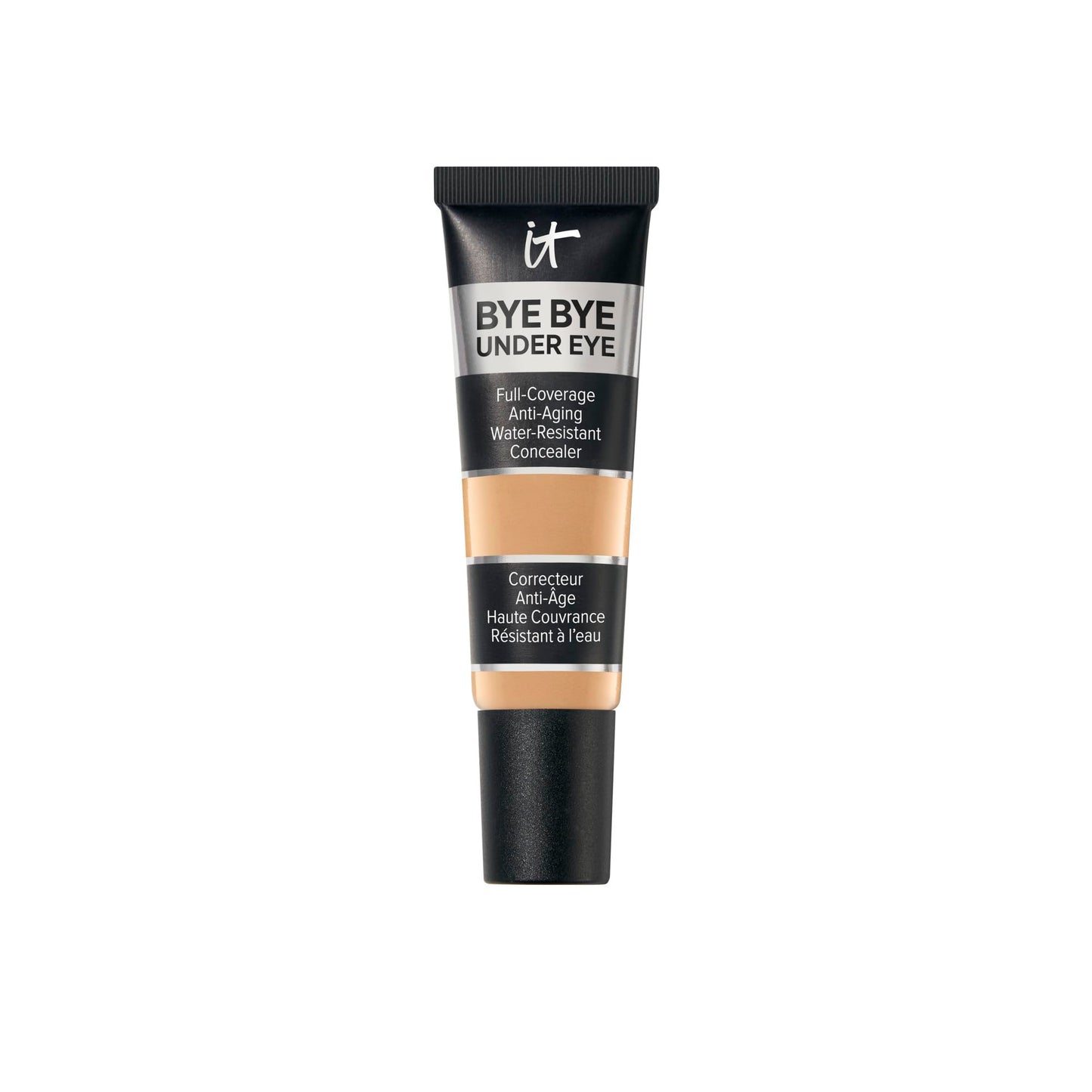 IT Cosmetics Bye Bye Under Eye Concealer (Medium Tan) - Waterproof, Full Coverage Brightening Concealer For Dark Circles, Fine Lines, Redness & Discoloration, Anti-Aging, 24H Wear - 0.4 fl oz