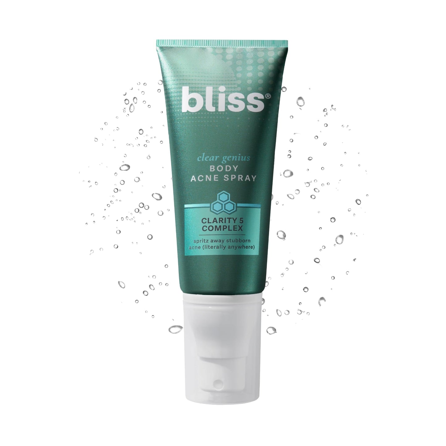 Bliss Clear Genius Salicylic Acid Body Acne Spray - 3.5 Fl Oz - Skin-Loving