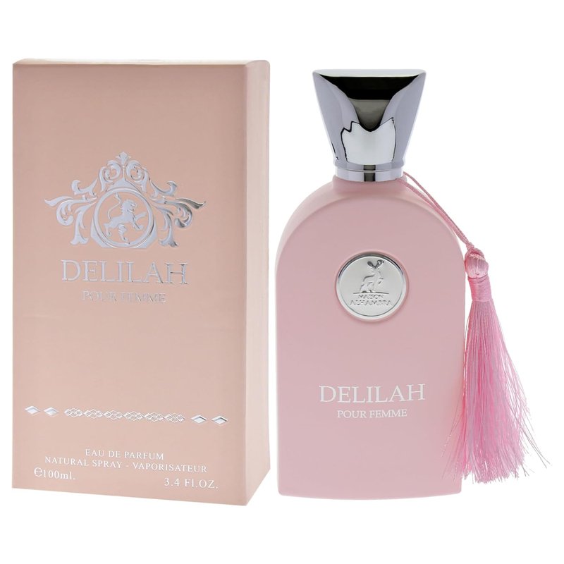 Lattafa Maison Alhambra Delilah Eau de Parfum Spray for Women - 3.4 Oz/100 Ml | Elegant Floral Fragrance