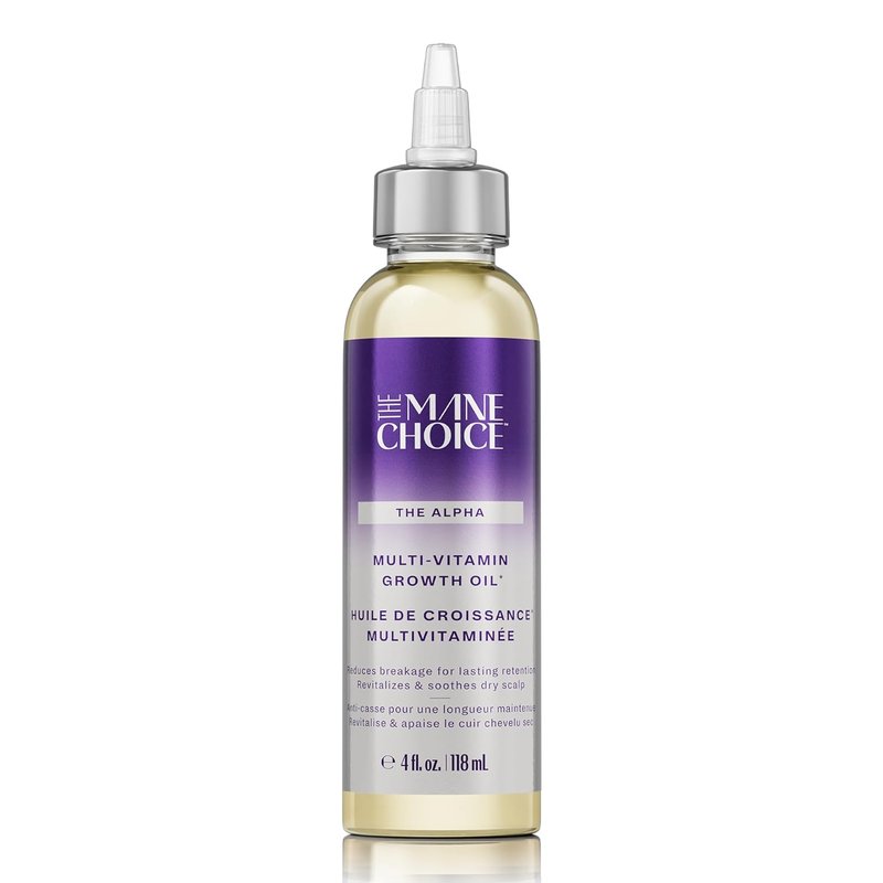 The Mane Choice Alpha Multi-Vitamin Hair Growth Oil - Nourishing Scalp Treatment with Biotin & Rosemary | 4 Fl Oz
