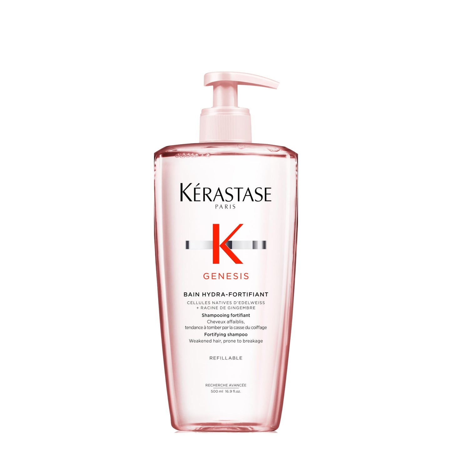 Kerastase Genesis Hydra-Fortifiant Shampoo For Weak or Damaged Hair - Anti-Breakage & Strengthening, Hydrates Hair, Silicone-Free, 16.9 Fl Oz