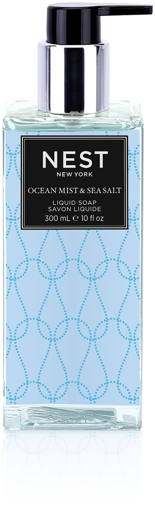 NEST Fragrances Scented Liquid Hand Soap- Ocean Mist & Sea Salt , 10 fl oz