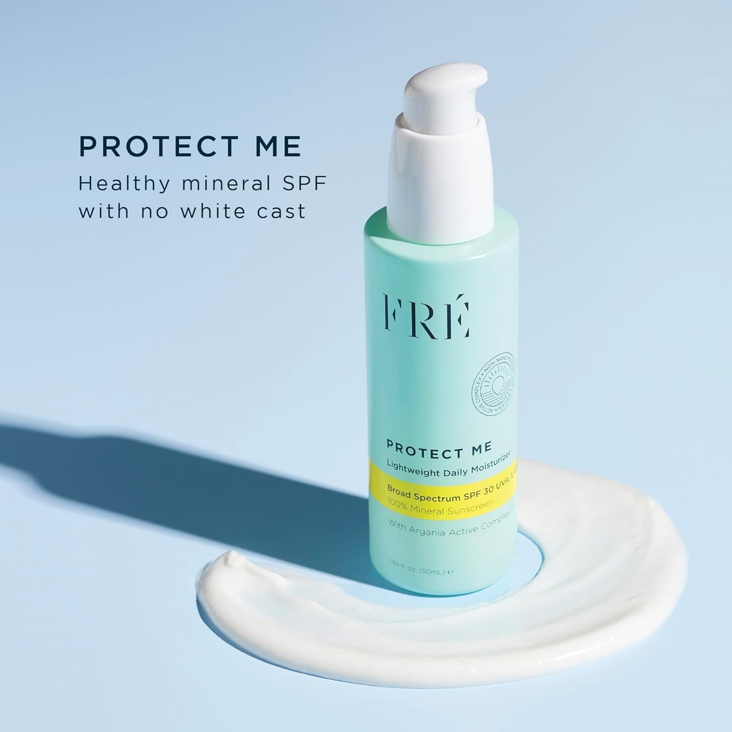 FRÉ Mineral Face Sunscreen SPF 30 - Ultra-Sheer Non-Nano Zinc, Fast-Absorbing Formula