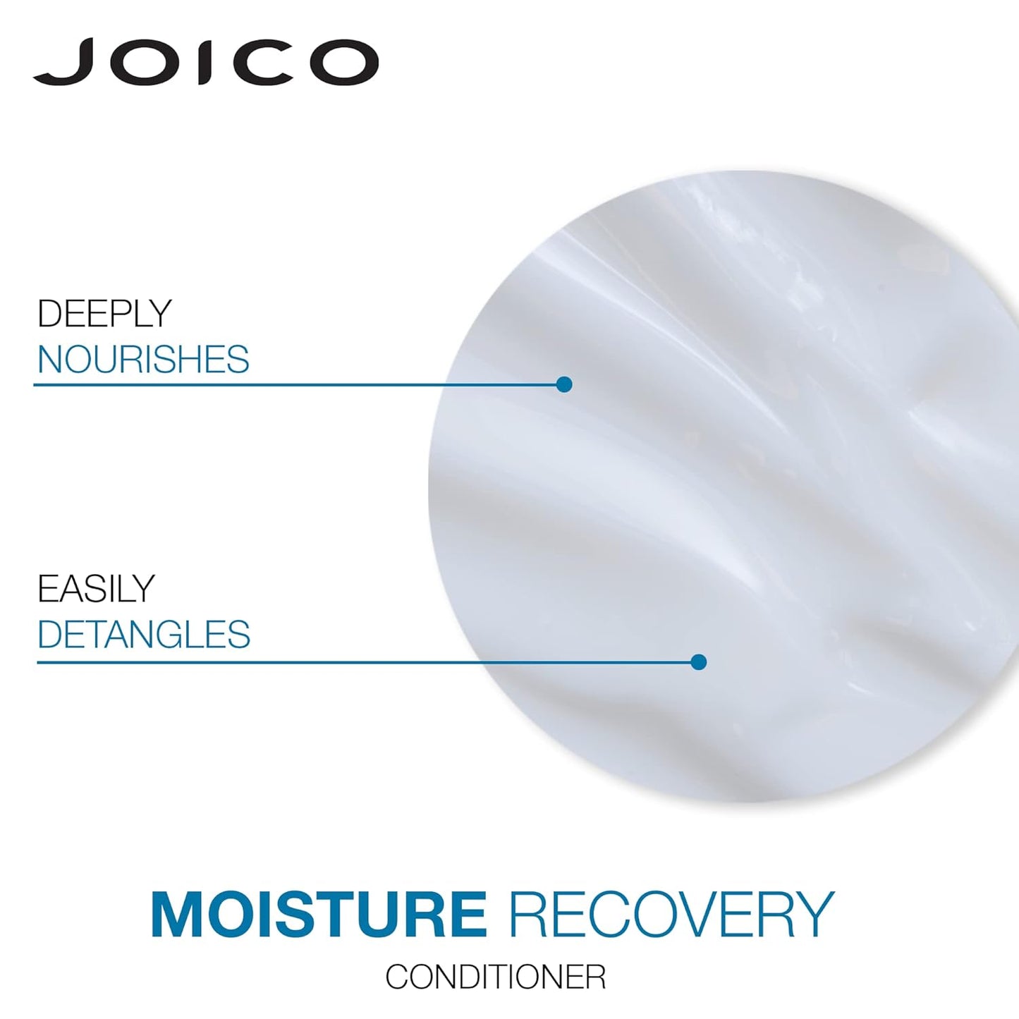 Joico Moisture Recovery Shampoo & Conditioner Set - Hydrating Formula for Thick, Coarse, Dry Hair | 33.8 Fl Oz