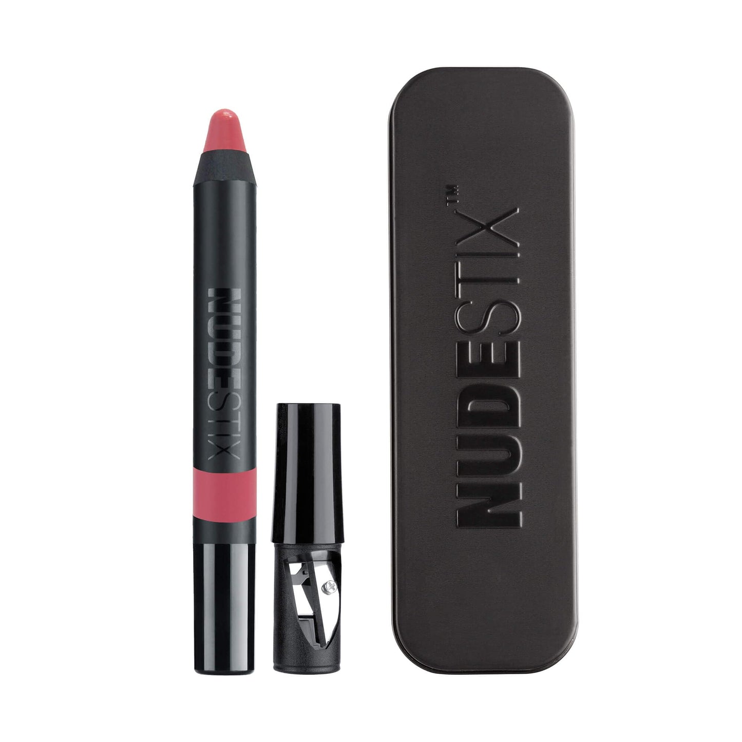 Nudestix Gel Color Lip + Cheek Balm – 2-in-1 Tinted Lip Balm & Gel Blush Stick with Glossy Shine | Hydrating, Preservative-Free, Clean Formula for All Skin Tones, Shade: Rebel