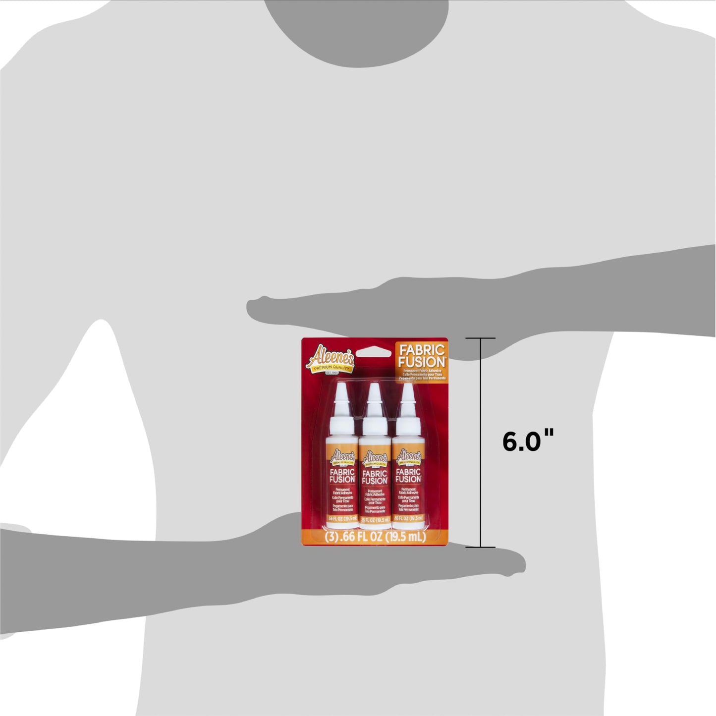 Aleene's Fabric Fusion Glue, 3 Count, (Pack of 1)