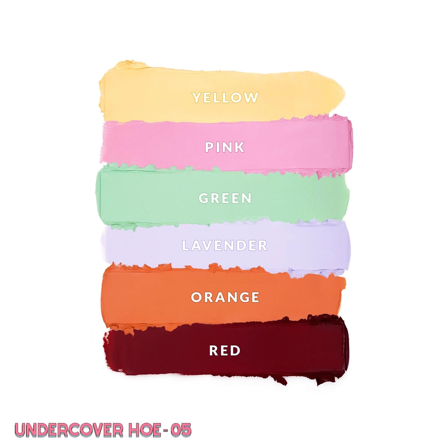 KimChiChic Beauty Undercover Hoe Corrector Palette - Full Coverage Concealer, Creamy, Long Wearing, Hides Dark Circles & Blemishes Cruelty Free, Universal 0.25 oz